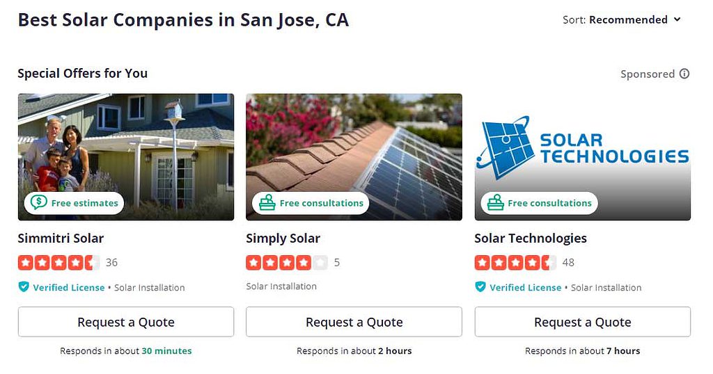 Yelp Recommended Ad