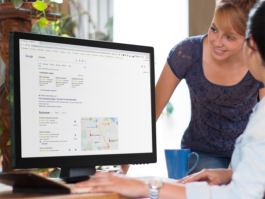 Monitor with Google Search Engine and Google Ads.